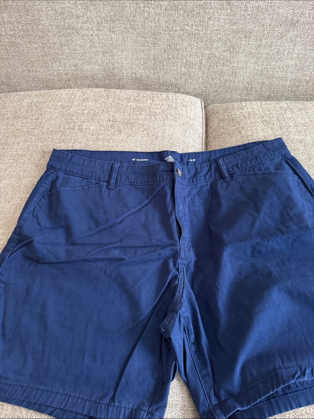 Woman’s Navy Chino Shorts